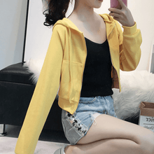 Load image into Gallery viewer, Solid Zip-Up Hoodie