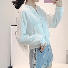 Load image into Gallery viewer, Solid Zip-Up Hoodie