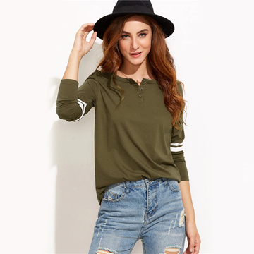 Striped Sleeve Shirt
