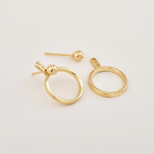 Load image into Gallery viewer, Circle Stud Earrings