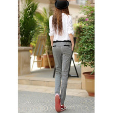 Load image into Gallery viewer, Plaid Pencil Pants