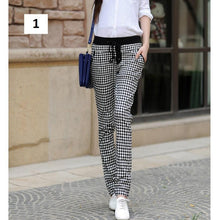Load image into Gallery viewer, Plaid Pencil Pants