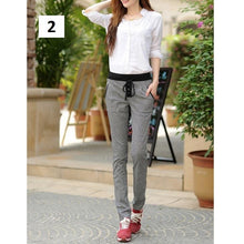 Load image into Gallery viewer, Plaid Pencil Pants