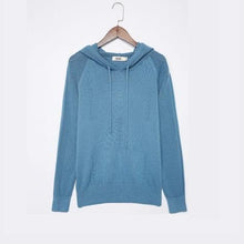 Load image into Gallery viewer, Solid Hooded Sweater