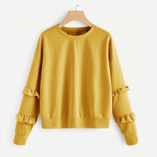 Load image into Gallery viewer, Ruffled Sleeve Sweatshirt