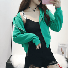 Load image into Gallery viewer, Solid Zip-Up Hoodie