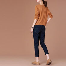 Load image into Gallery viewer, Harem Cropped Jeans