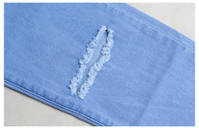 Load image into Gallery viewer, Shredded Pencil Jeans