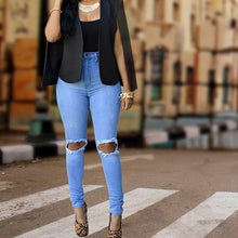 Load image into Gallery viewer, Shredded Pencil Jeans