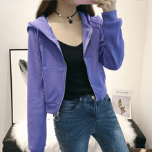Load image into Gallery viewer, Solid Zip-Up Hoodie