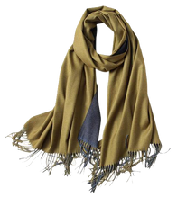 Load image into Gallery viewer, Cashmere Two-Tone Wrap