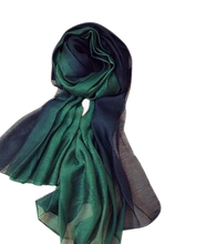 Load image into Gallery viewer, Dip-Dyed Pure Silk Scarf