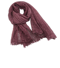 Load image into Gallery viewer, Luxe Linen Open-Weave Scarf