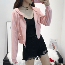 Load image into Gallery viewer, Solid Zip-Up Hoodie