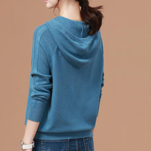 Load image into Gallery viewer, Solid Hooded Sweater