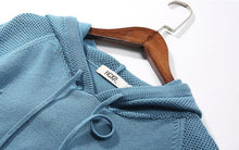 Load image into Gallery viewer, Solid Hooded Sweater