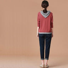 Load image into Gallery viewer, Two Piece Patchwork Hoodie