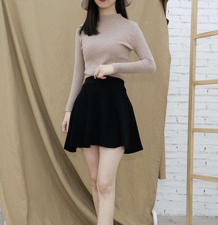 A-Line Knitted Skirt