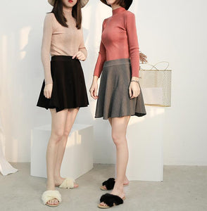 A-Line Knitted Skirt