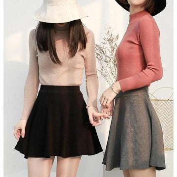 A-Line Knitted Skirt