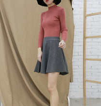 Load image into Gallery viewer, A-Line Knitted Skirt