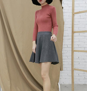 A-Line Knitted Skirt