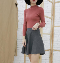 Load image into Gallery viewer, A-Line Knitted Skirt