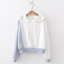 Load image into Gallery viewer, Two Tone Fleeced Hoodie