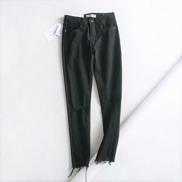 Shredded Pencil Jeans
