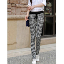 Load image into Gallery viewer, Plaid Pencil Pants