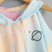 Load image into Gallery viewer, Open Shoulder Tie-Dye Hoodie