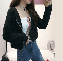 Load image into Gallery viewer, Solid Zip-Up Hoodie