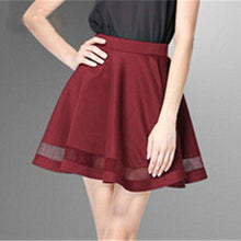 Load image into Gallery viewer, Mesh Patchwork Mini Skirt