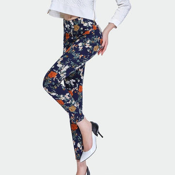 Floral Pencil Pants