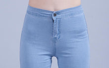 Load image into Gallery viewer, Pencil Elastic Denim Jeans