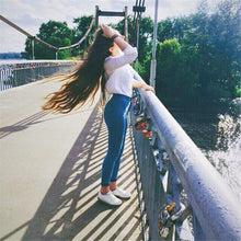 Load image into Gallery viewer, Pencil Elastic Denim Jeans