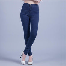 Load image into Gallery viewer, Pencil Elastic Denim Jeans