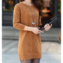 Load image into Gallery viewer, Knitted Sweater Dress