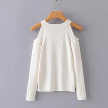 Load image into Gallery viewer, Open Shoulder Sweater