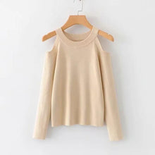 Load image into Gallery viewer, Open Shoulder Sweater