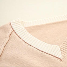 Load image into Gallery viewer, Striped V-Neck Sweater