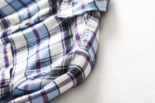 Load image into Gallery viewer, Plaid Turn-Down Collar Shirt