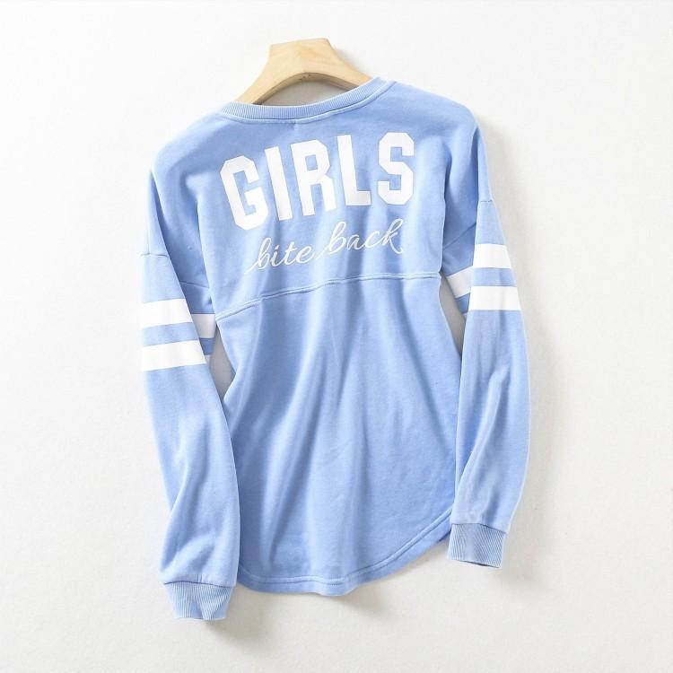 'Girls Bite Back' Fleeced Sweatshirt