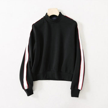 Striped Fleece Sweatshirt