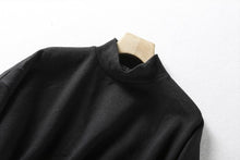 Load image into Gallery viewer, Solid Stand Collar Sweatshirt