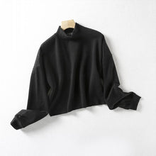 Load image into Gallery viewer, Solid Stand Collar Sweatshirt