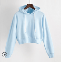 Load image into Gallery viewer, Short Fleeced Hoodie