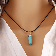 Load image into Gallery viewer, Natural Stone Pendant Necklace