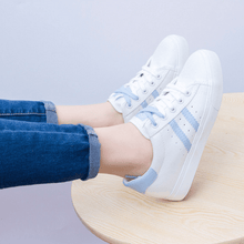 Load image into Gallery viewer, Striped Canvas Sneakers