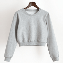 Load image into Gallery viewer, Solid Short Sweatshirt